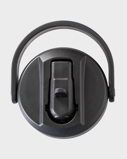 Lizzard C-Straw lid in black, top view