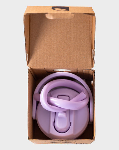 Lizzard C-Straw lid in lavender, in box