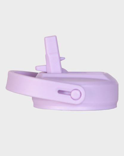 Lizzard C-Straw lid in lavender, side view
