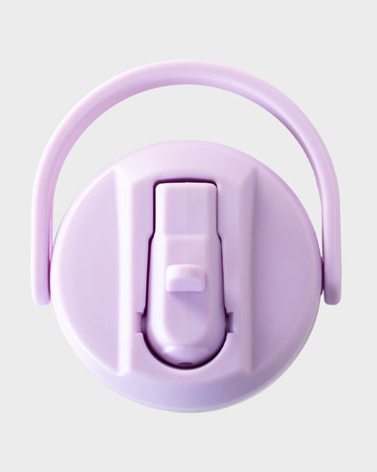 Lizzard C-Straw lid in lavender, top view