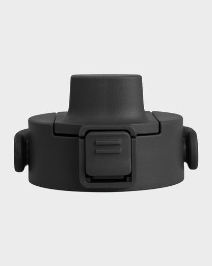 Lizzard Flow Lid in black, front view
