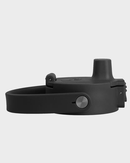Lizzard Flow Lid in black, side view