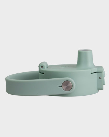 Lizzard Flow Lid in sage, side view