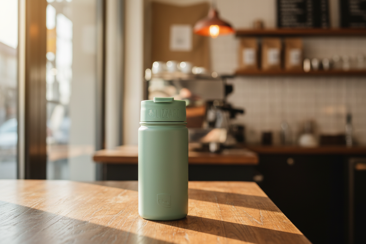 Lizzard Stainless Steel Hot Beverage Flask 415ml