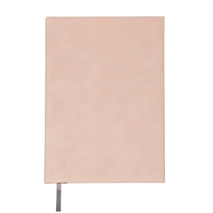 Personalized Pale Pink & Gold Daily Planner – Undated Custom Journal